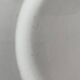 Set of large round white earthenware dishes from Creil and Montereau, 19th century