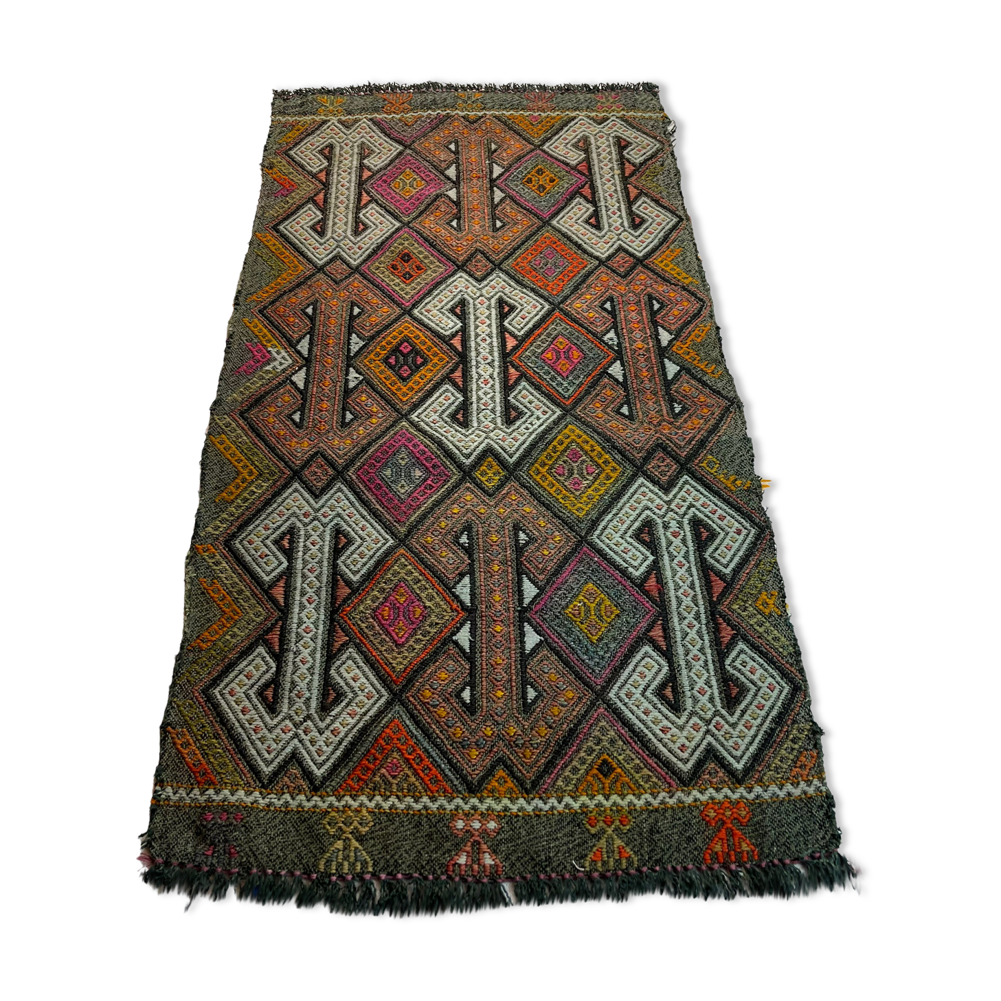 Vintage Turkish Kilim, 100 X 50 cm