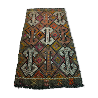 Vintage Turkish Kilim, 100 X 50 cm