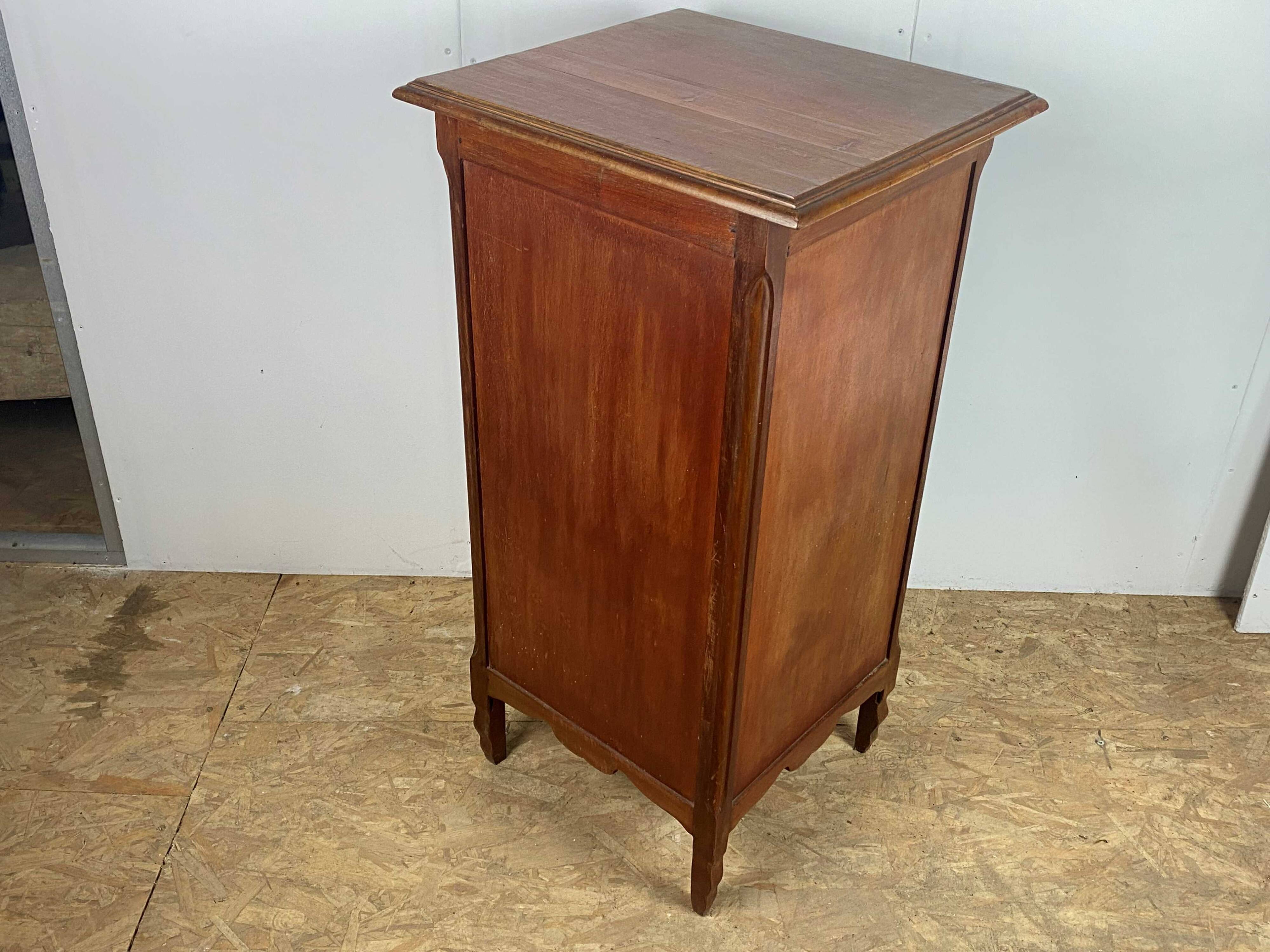 Cabinet with curtained in oak 1930