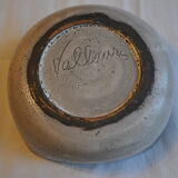 Deep dish ceramic décor to the bull Vallauris