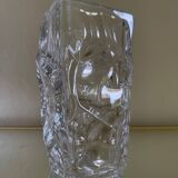 Solid Sèvres crystal vase from the 1950s