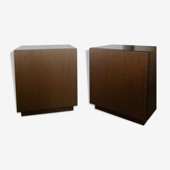 Pair of bedside tables 80s