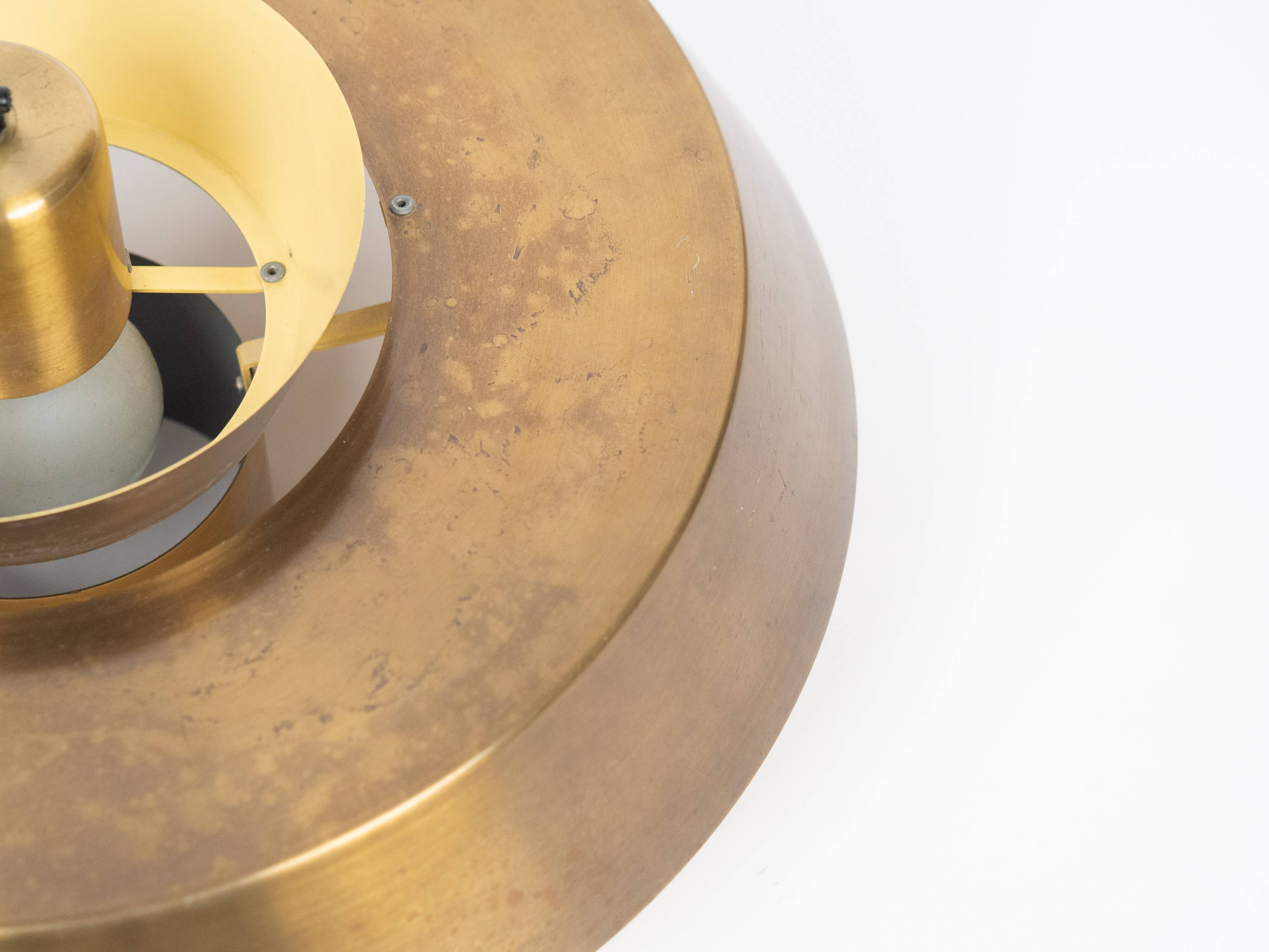 Danish vintage pendant lamp Nova by Jo Hammerborg, Fog og Morup, 1963