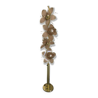 Lotus flower floor lamp