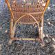 1960s rattan rocking chair by Rohe Noorwolde