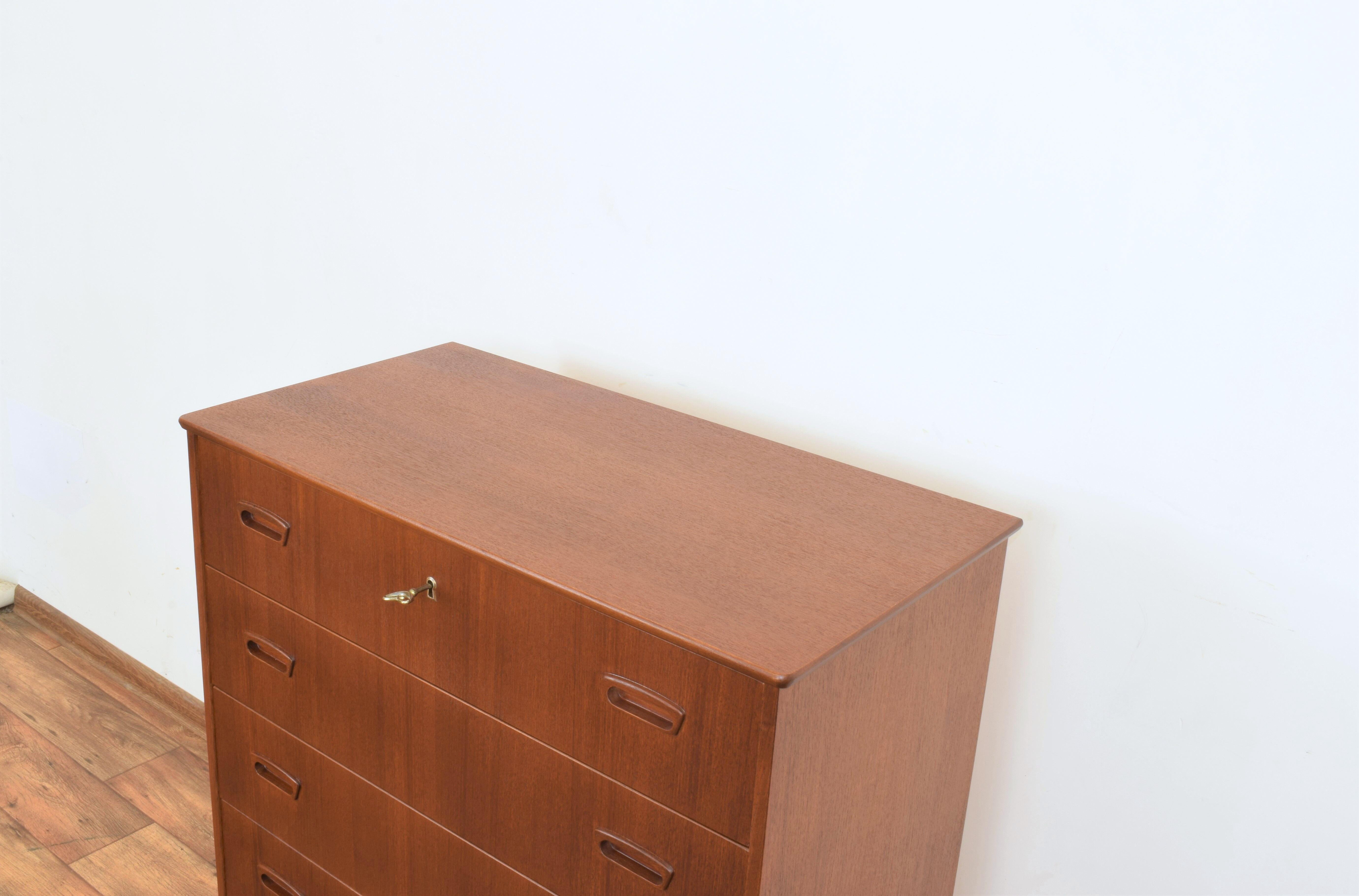 Danish teak chest of drawers
