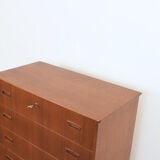 Danish teak chest of drawers