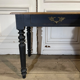 Bureau 2 tiroirs patiné
