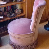 Toad padded velvet armchair