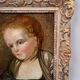 Portrait of a young girl from the 18th century.