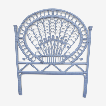 Headboard rattan "peacock".