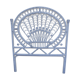 Headboard rattan "peacock".