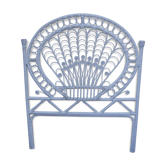 Headboard rattan "peacock".