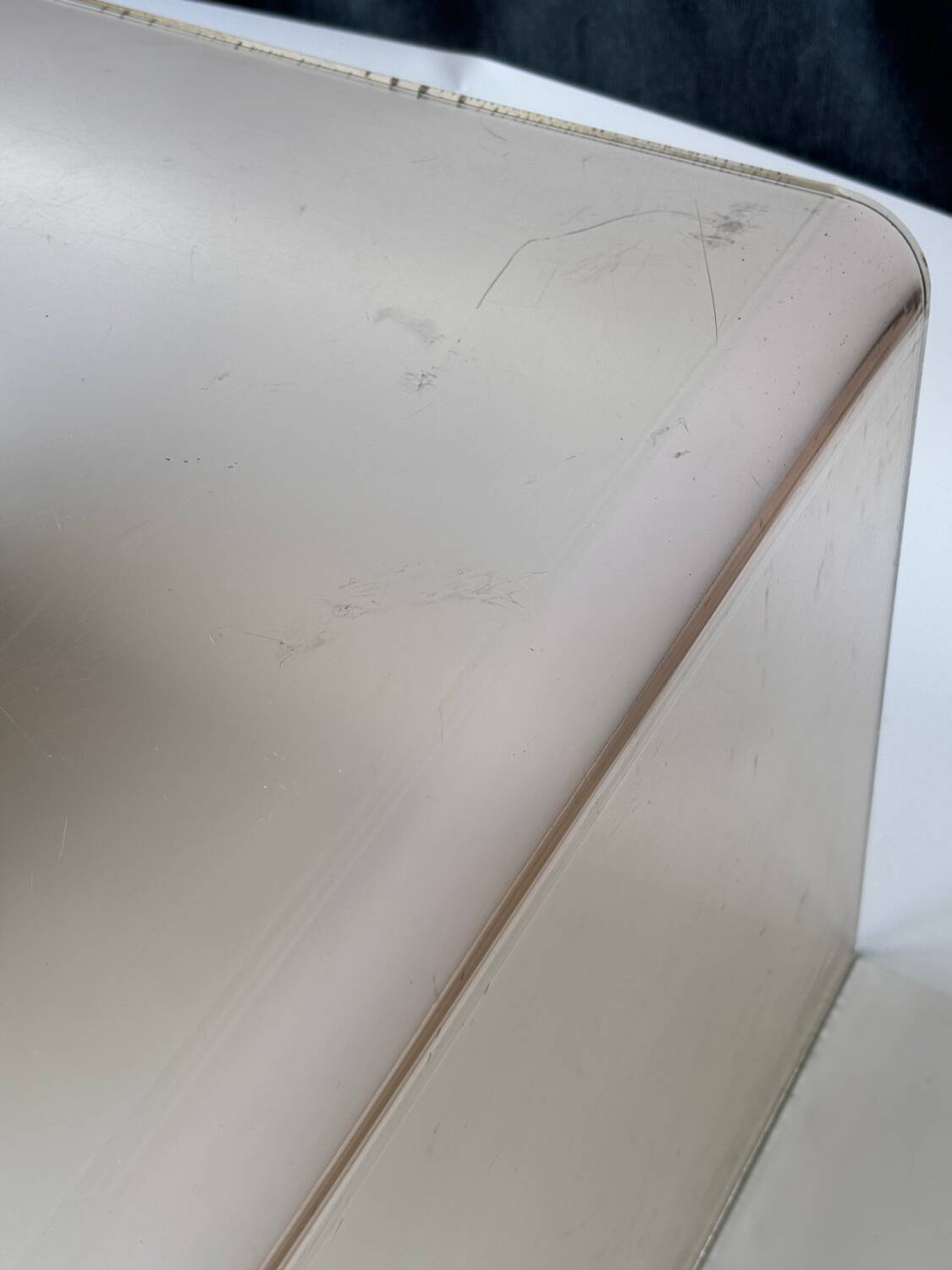 Smoked Plexiglas coffee table, 1970