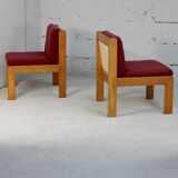 André Sornay pair of "raspberry" heaters. France, circa 1960