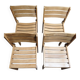 Suite de 4 chaises vintage Wilkhahn en bois clair – style scandinave