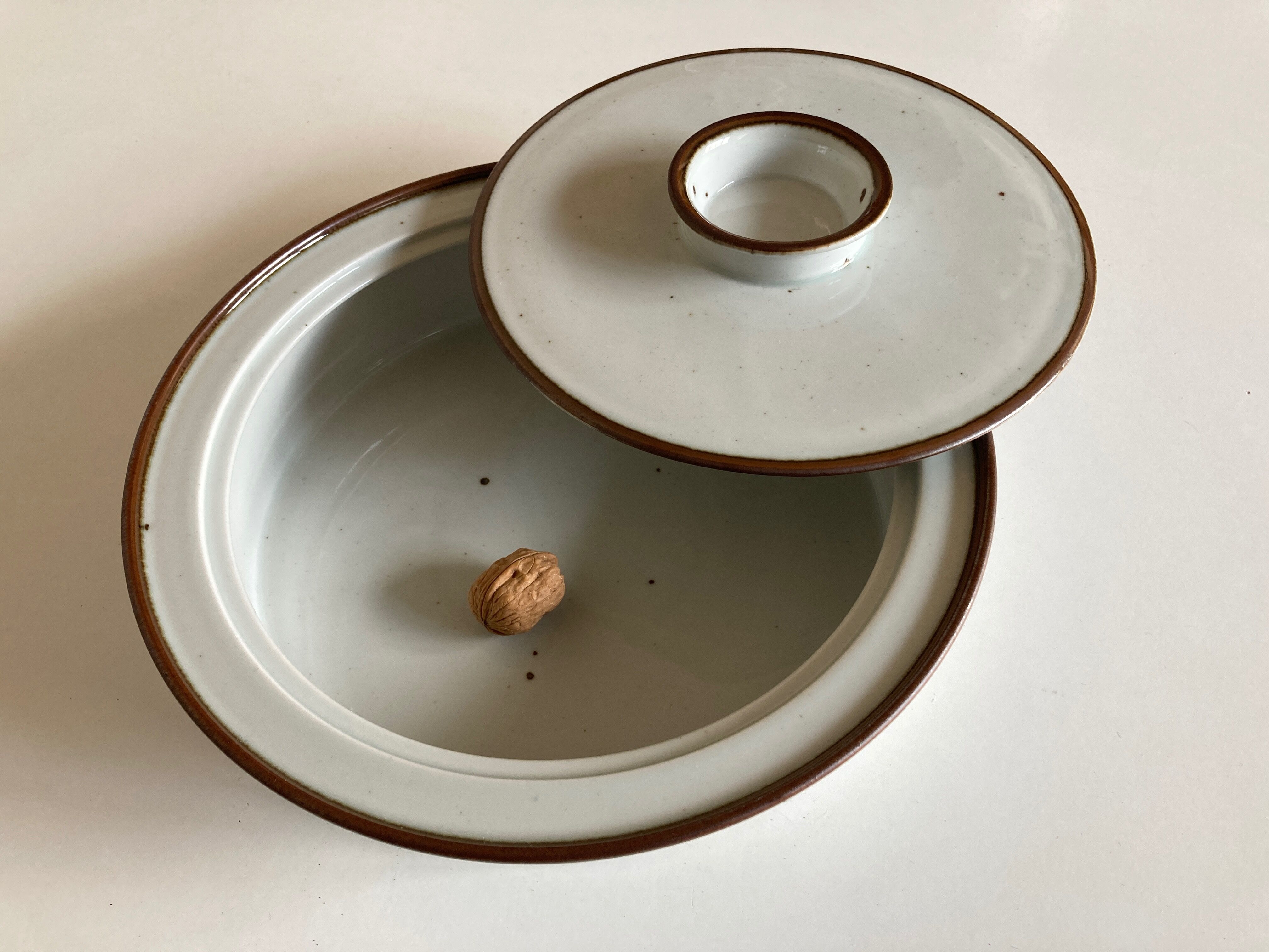 Plat couvert XXL Dansk Design grès 1970 Denmark