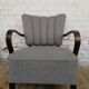 Paire de fauteuil cocktail Halabala, tchèque, 1940