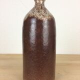 Bottle vase signed Accolay in sandstone