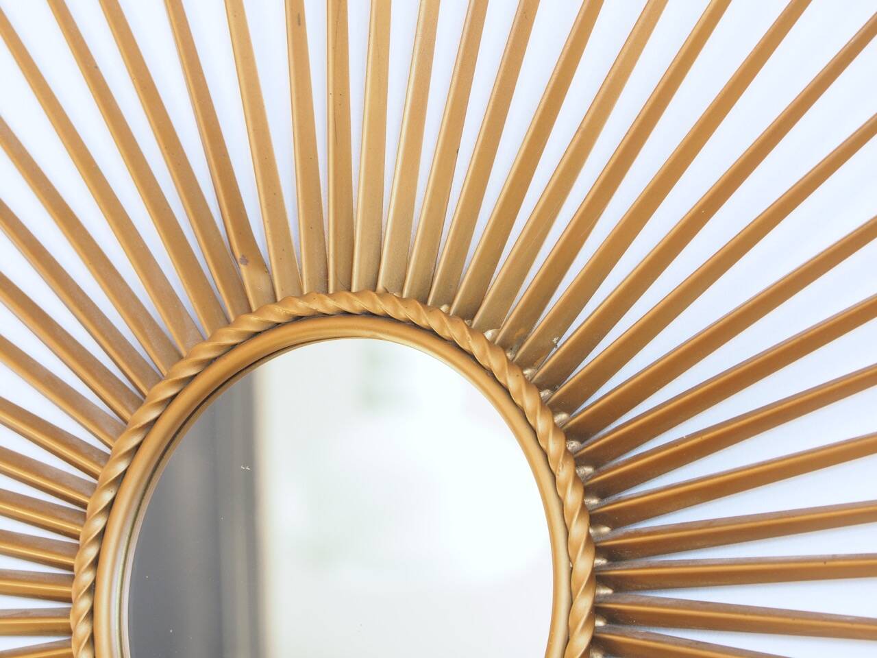 Sun mirror signed chaty vallauris am