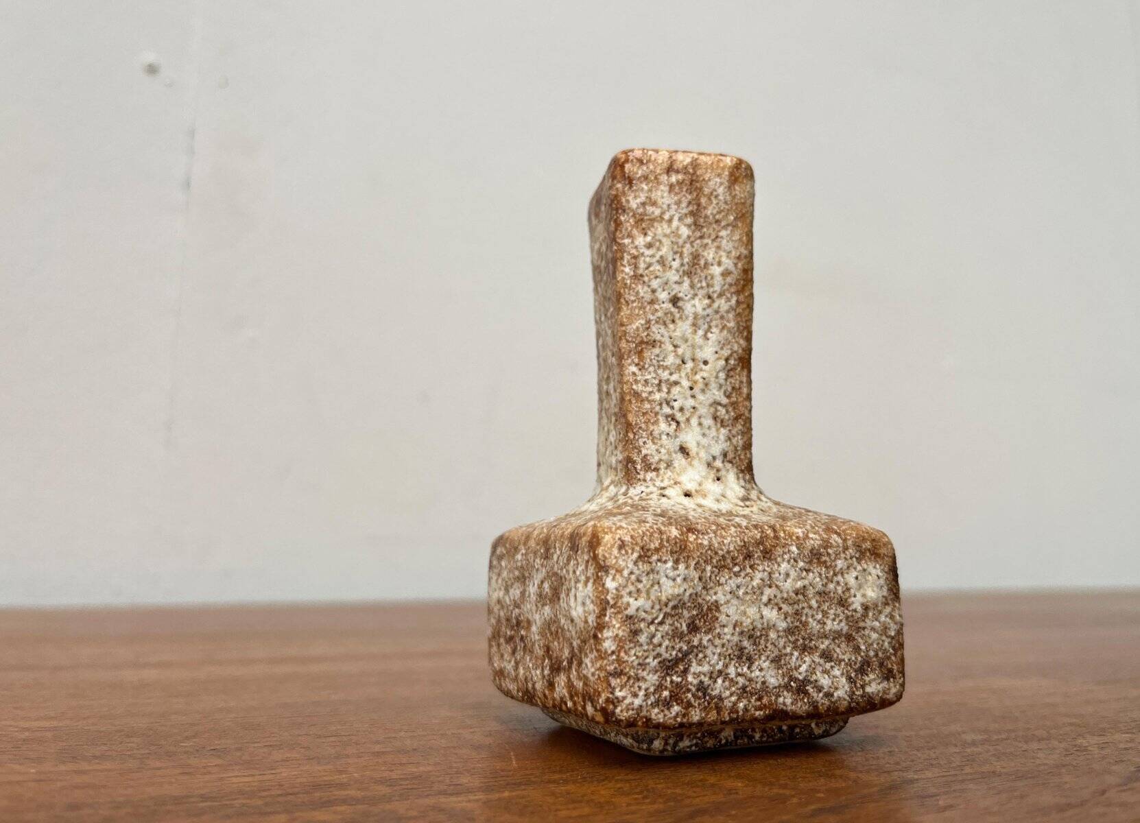 Brutalist Vase in West German Ceramic Mid-Century Style from the 1960s