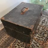 Old wooden plumber's box