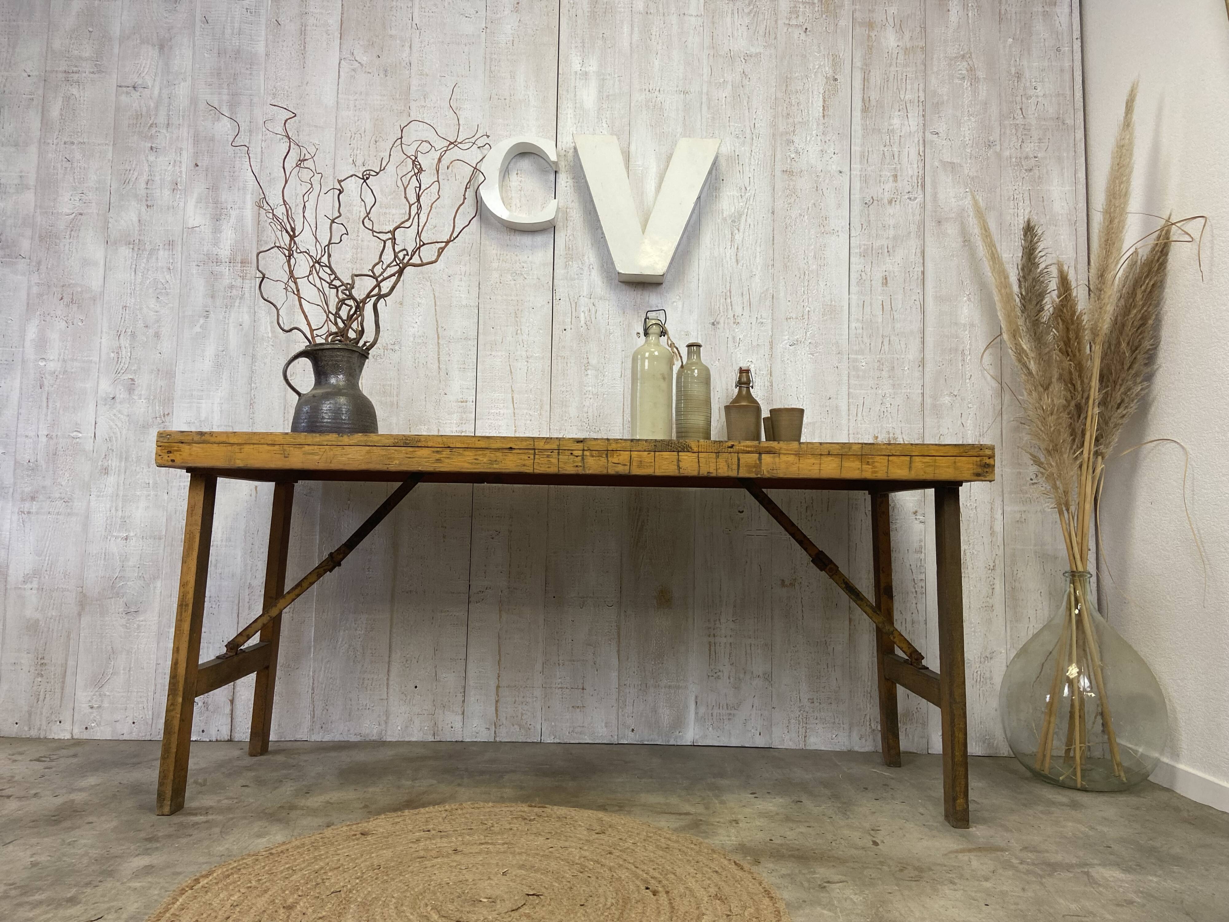 Vintage workshop table