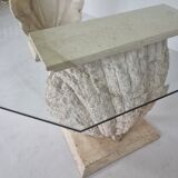 Stone Shell Dining Table from Magnussen Ponte Mactan, 1980s