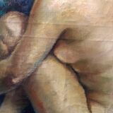 "At the bottom of the garden", painting