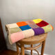 Granny Square Multicolor Crochet Old Wool Blanket