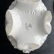 Capodimonte-style porcelain lidded sugar bowl with floral relief