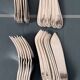 Elegant 24-piece fish service – Marot Bérain pattern in silver-plated metal