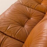 Mobil Girgi Sapporo leather sofa, 1970s