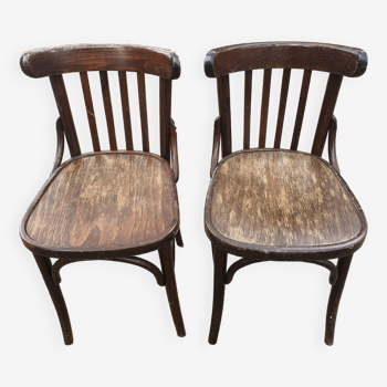 2 bistro chairs