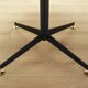 Teak round table, Italian design, 1970s, production: Italy