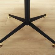 Teak round table, Italian design, 1970s, production: Italy