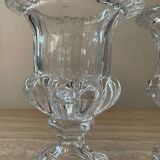 Pair of Medici crystal vases