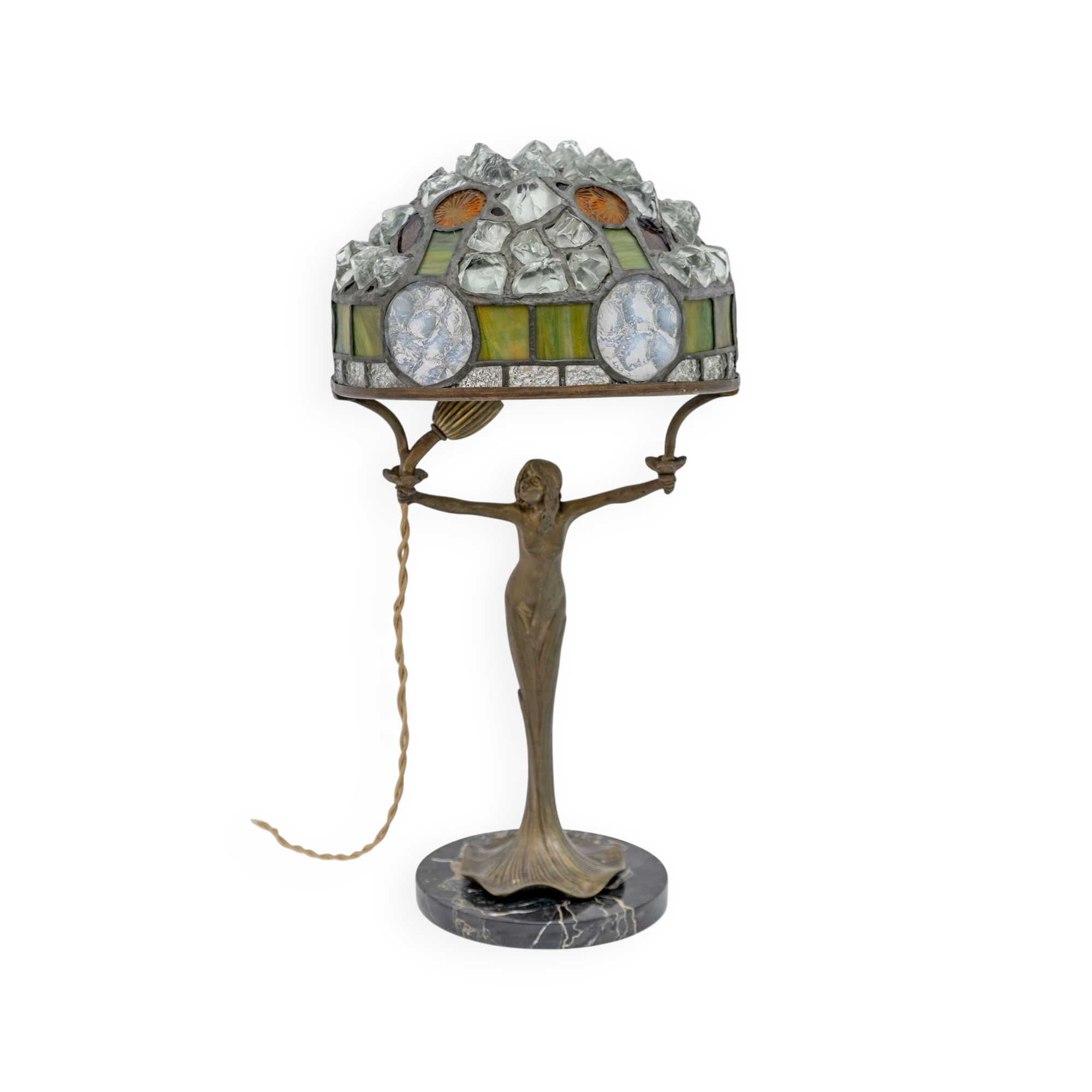 Art Nouveau French Table Lamp 1930s