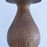 XL turned solid wood lamp base H.45.5 cm