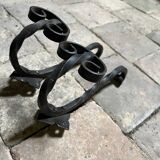 Pair of Medieval Style Wrought Iron Wall Brackets