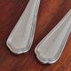 Christofle - Set of 3 table spoons in the Spatours model in silver-plated metal.
