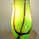 Ancienne lampe verre Murano Italie signée F.Silviy