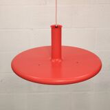 Pink Fog & Morup Optima vintage pendant lamp: Hans Due design, Denmark 1970