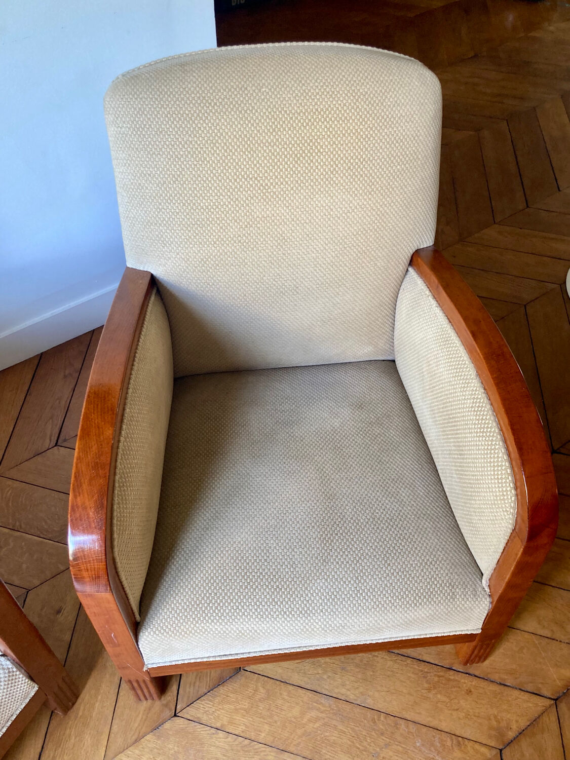 Pair of club chairs