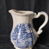 BELLE CAFETIERE /THEIERE BLEU /BLANC/SARREGUEMINES /DERBY France /JUG