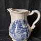 BELLE CAFETIERE /THEIERE BLEU /BLANC/SARREGUEMINES /DERBY France /JUG