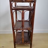 Vintage rattan shelf