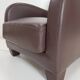Modern Brown Leather Armchair from Musa Design, Italy, 1990s