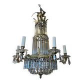 Lustre cristal, fin XIXe